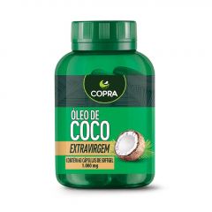 Óleo De Coco Extra Virgem 1000mg 60 Cápsulas - Copra