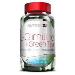 L CARNITINE + GREEN TEA -60 CAPS - 1G(nutrends